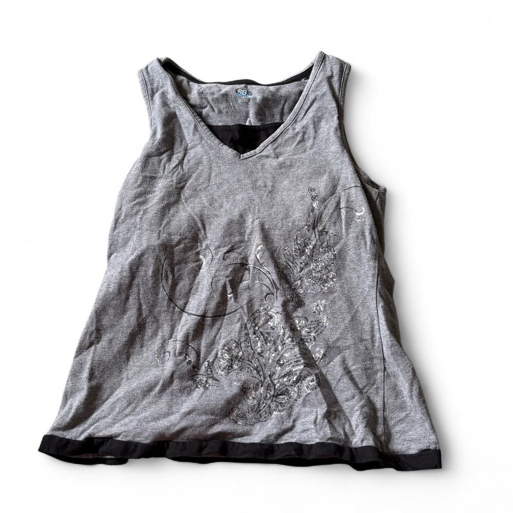St-john-s-bay Women's Grey and Black Vest